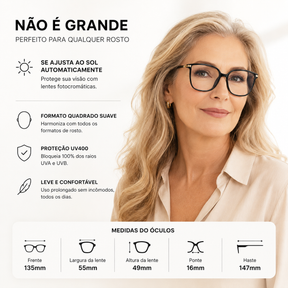 Pague 1 Leve 2 | Óculos Multifocal Diamond Life + Brinde