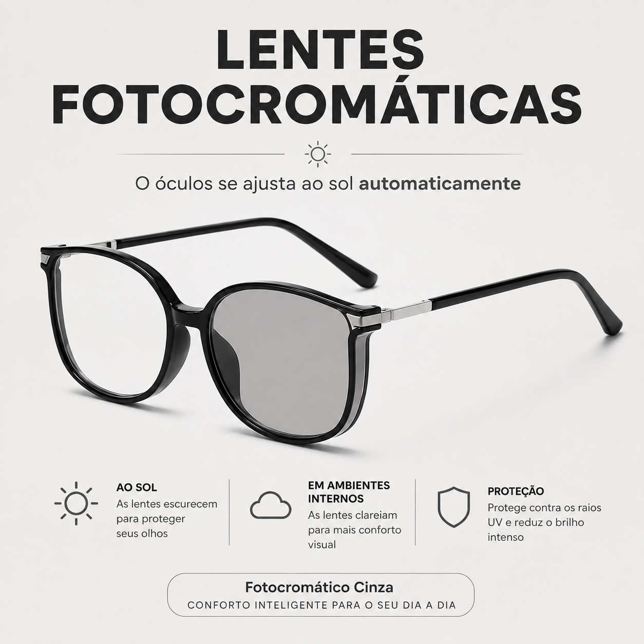 Pague 1 Leve 2 | Óculos Multifocal Diamond Life + Brinde